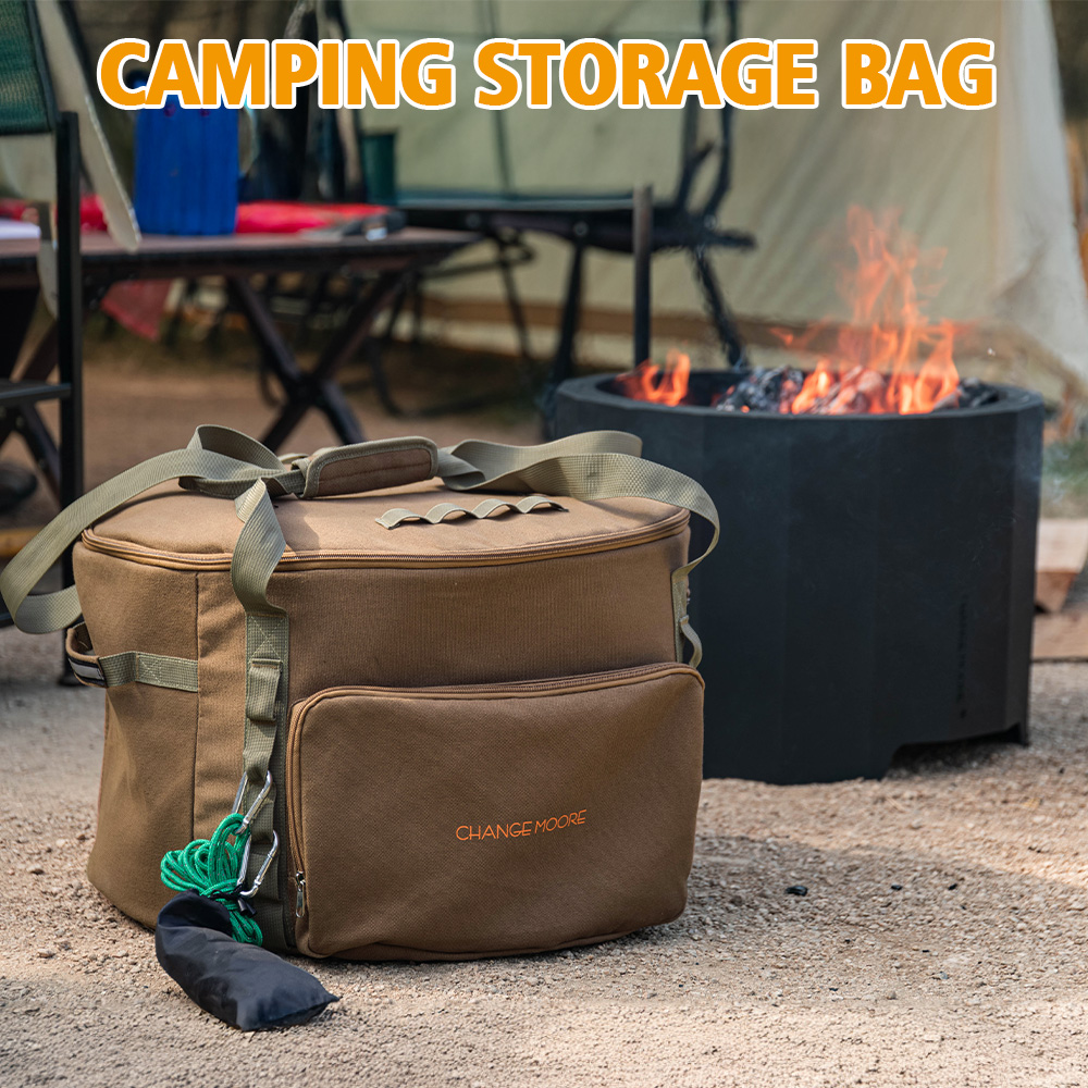 Camping Cooking And Dining Set - Goture Camping-Zubehör, große Aufbewahrungstasche, 210D Oxford,