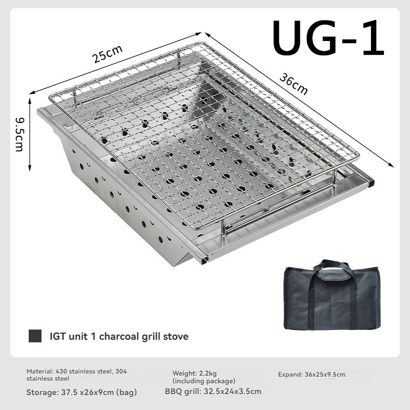 CAMPINGMOON UG-1 IGT Carbongri – Camping Cooking Table With Windshield Bewertung und Preis