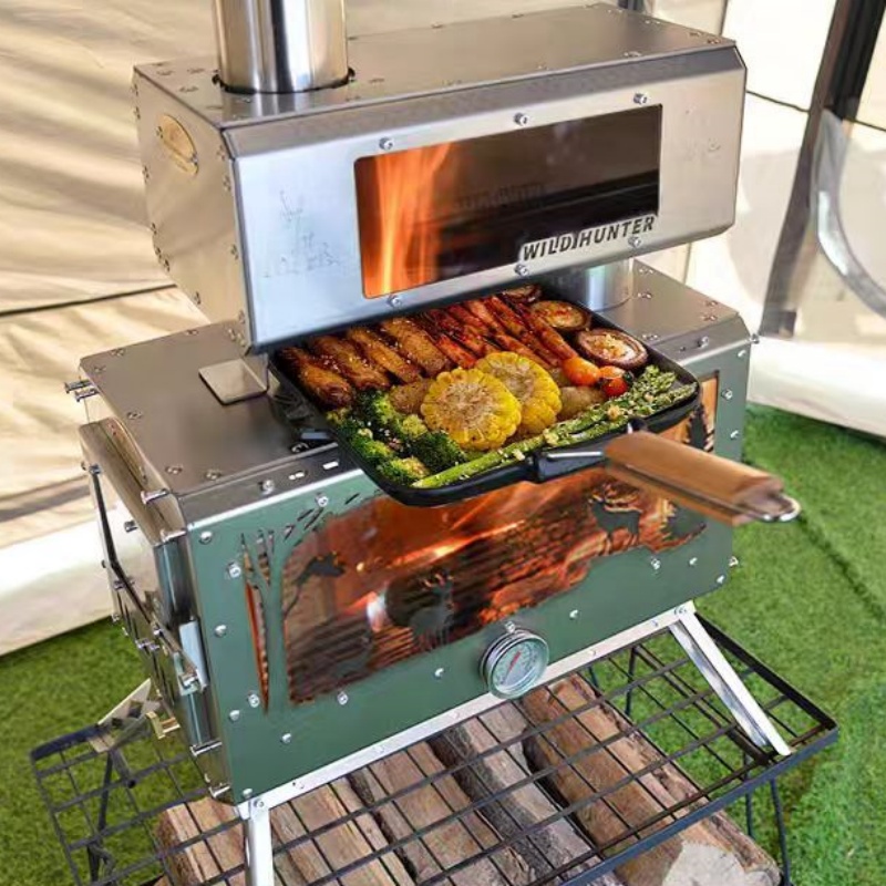 Camping-Holzofen mit 2-Seiten- – Camping Cooking Bewertung und Preis